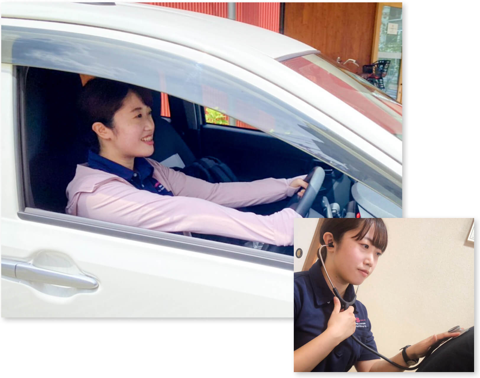 大手訪問看護ステーションで勤務する先輩ナースの例